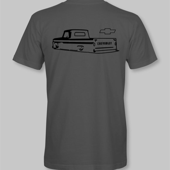 60-66 Chevrolet Chevy Truck Longbed Retro T-Shirt - Picture 6 of 11